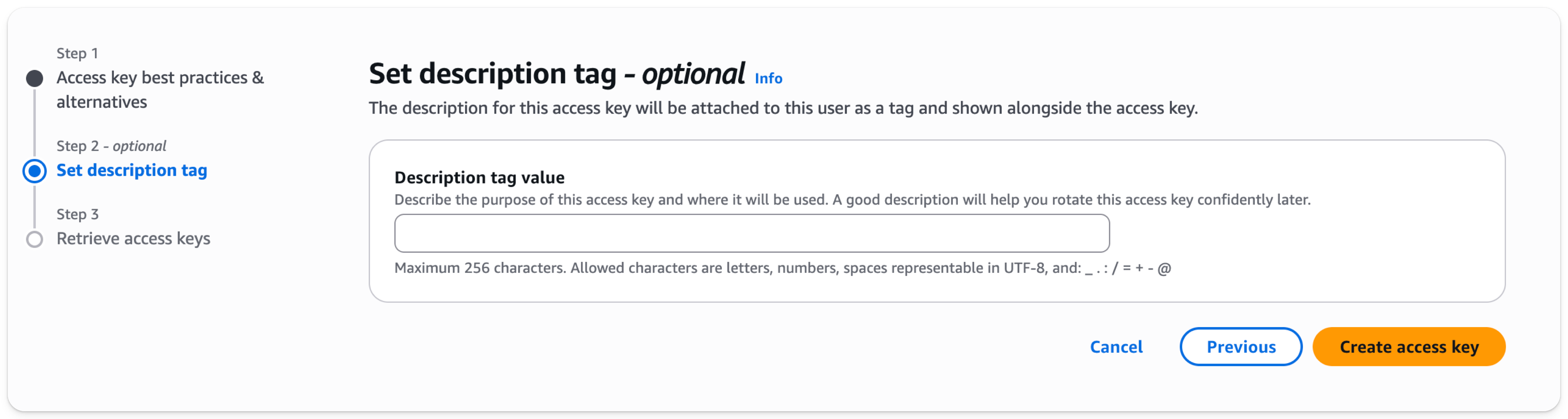 AWS IAM Management Console - Adding a new user