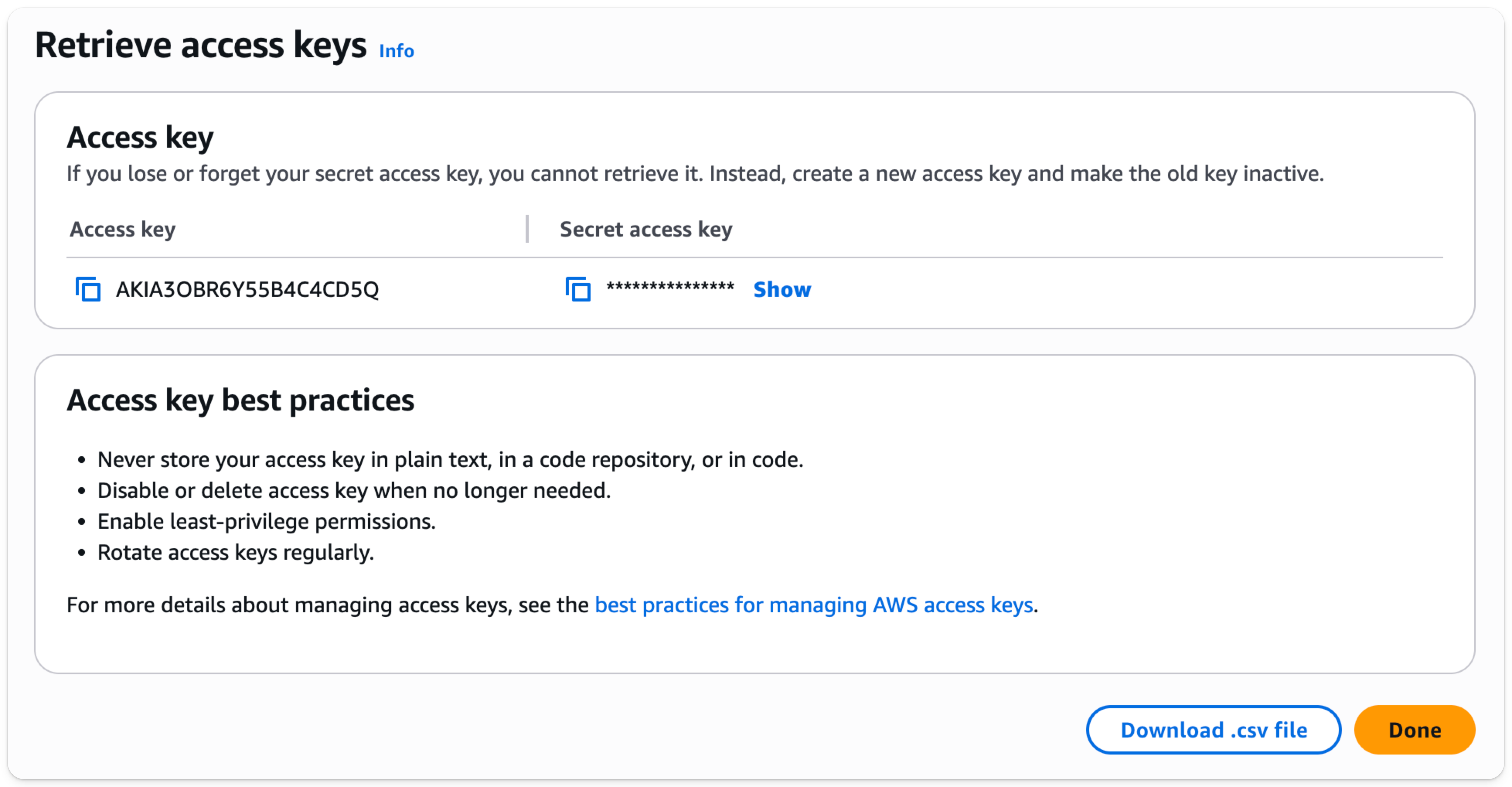 AWS IAM Management Console - Adding a new user